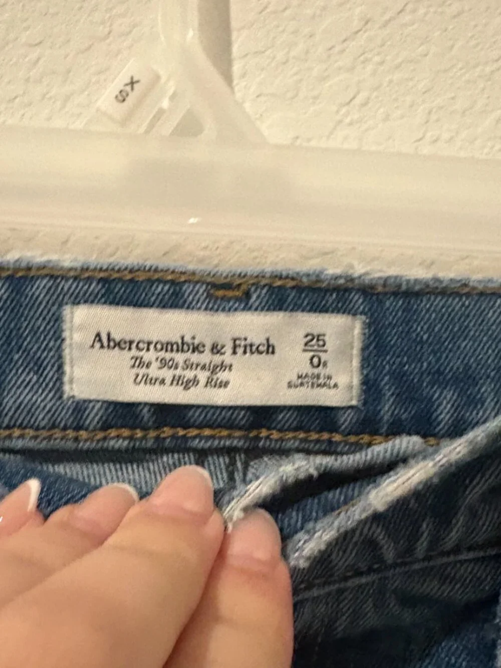Abercrombie & Fitch The 90s Straight Ultra High Rise Jeans Womens Size 25_4